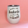 Saattaa olla kahvia, saattaa olla viiniä -termosmuki valkoinen
